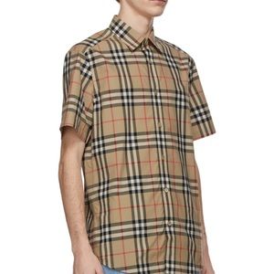 Men’s Burberry button down shirt